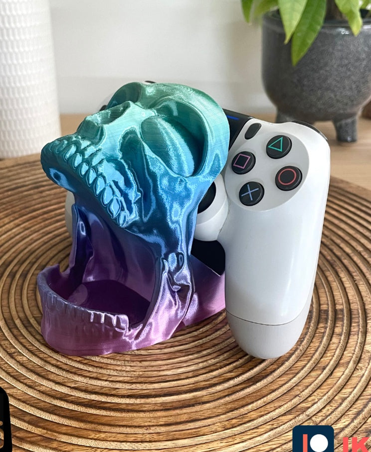 Screaming Skull Wall Mount Controller Holder for Gaming Setup