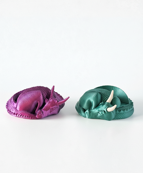 Cute Sleepy Dragon Phone & Card Holder Desk Stand - AI generated
