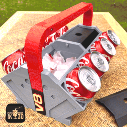 Petrol Head Engine Block Can Cooler Set V4 V6 V8 V12 V16 for Mini & Regular Cans