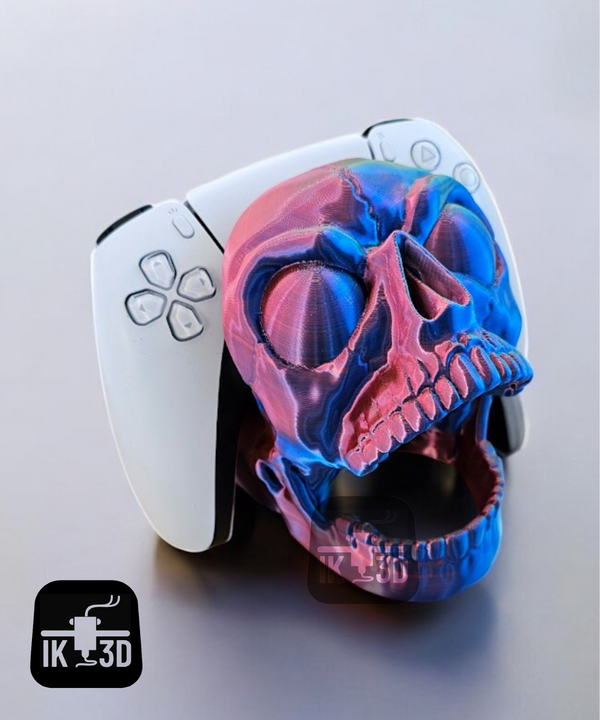 Terrifying Screaming Skull Wall Mount for Controllers