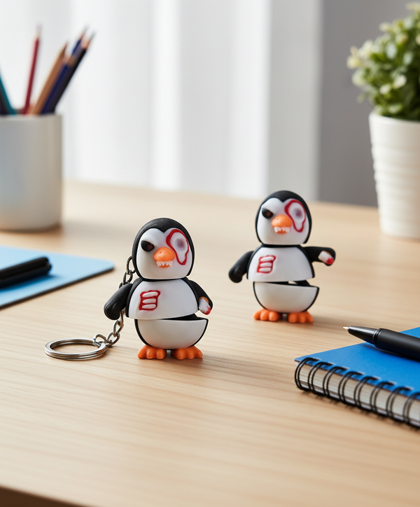 Flexi Mini Killer Penguin - AI generated