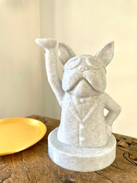 Dapper British Bulldog Butler Key & Valet Tray for Entryway