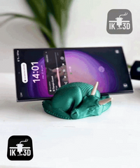 Cute Sleepy Dragon Phone Stand & Business Card Holder Desk Organizer