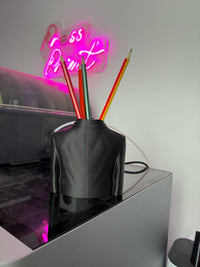 Stylish 3D Printed Suit Pen Holder – Desk Organizer for Home Office