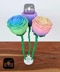 Rose Multiparts(set of 3) with Holder