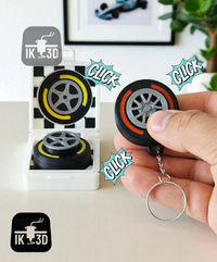 Satisfying Racing Tyre Clicker Fidget for Motorsport Enthusiasts