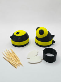 Charming Bee Toothpick Dispenser - Cute Dining Table & Desk Decor