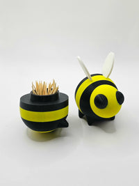 Charming Bee Toothpick Dispenser - Cute Dining Table & Desk Decor