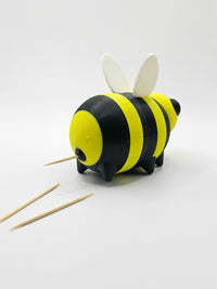 Charming Bee Toothpick Dispenser - Cute Dining Table & Desk Decor