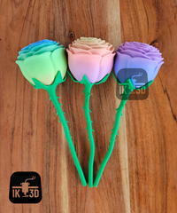 Rose Multiparts(set of 3) with Holder
