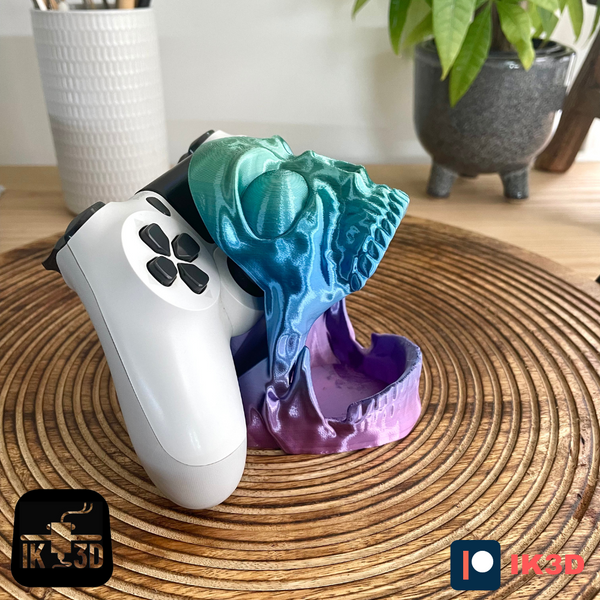 Screaming Skull Wall Mount Controller Holder for Gaming Setup