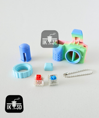 Sensory 3-in-1 Camera Fidget Toy with Clicky Shutter for Stress Relief