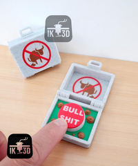 Bullshit Briefcase Clicker Toy - Funny Office Desk Fidget & Meeting Stress Relief