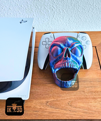 Terrifying Screaming Skull Wall Mount for Controllers