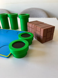 Super Mario Galaxy Collectible Figure Display Stand – 3D Printed Shelf Organiser