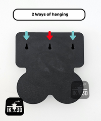 Dark Humor Christmas Sign: "Check Out My Balls" PLA Wall Art Decor