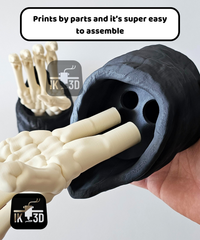 Haunting Grim Reaper Wall Mount Gaming Headset & Controller Holder