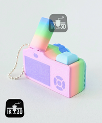 Sensory 3-in-1 Camera Fidget Toy with Clicky Shutter for Stress Relief