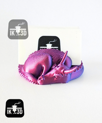 Cute Sleepy Dragon Phone Stand & Business Card Holder Desk Organizer