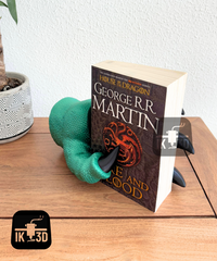 Fantasy Dragon Claw Book Stand - Realistic Gothic Book & Tablet Holder