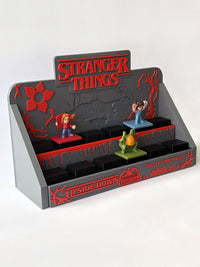 Happy Meal Collectible Figure Display Stand Compatible with Stranger Things – 3D Printed Shelf Organiser