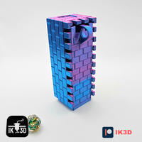 Medieval Foldable PLA Watchtower Dice Tower for Tabletop RPGs & Storage