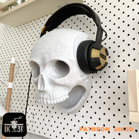 Dark Skull Headset & Gaming Controller Stand | Pen Holder Desk Organizer