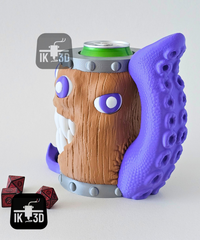 Mimic Treasure Chest Monster Dice Tower & Can Cooler for RPG Gaming