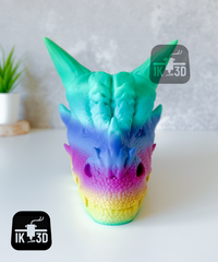 Sculpted Dragon Glasses Holder & Multi-Purpose Desk Organizer