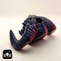 Imposing Horned Demon Head Dice Tower for Fantasy Tabletop RPGs Horned Demon Dice Tower