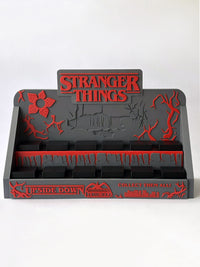 Happy Meal Collectible Figure Display Stand Compatible with Stranger Things – 3D Printed Shelf Organiser
