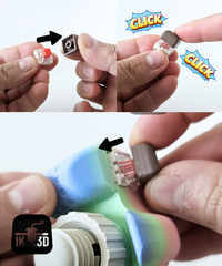 Sensory 3-in-1 Camera Fidget Toy with Clicky Shutter for Stress Relief