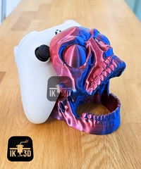 Terrifying Screaming Skull Wall Mount for Controllers