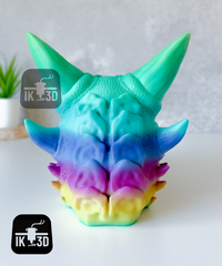 Sculpted Dragon Glasses Holder & Multi-Purpose Desk Organizer