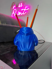 3D Printed Hoodie Pen Holder | Fun Puffer Jacket Desk Organizer