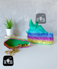 Sculpted Dragon Glasses Holder & Multi-Purpose Desk Organizer
