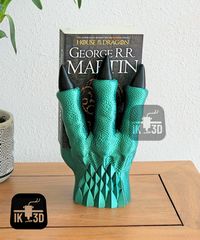 Fantasy Dragon Claw Book Stand - Realistic Gothic Book & Tablet Holder