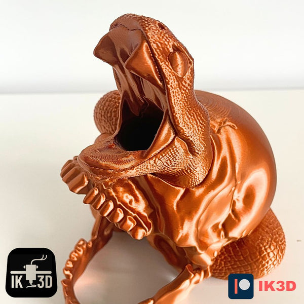 Macabre Skull & Serpent Dice Tower | Dark Fantasy Tabletop RPG Accessory