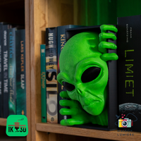 Sci-Fi Horror Book Nook | Cosmic Thriller Shelf Decor & Display Art Galactic horror collectible