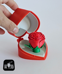 Theatrical Pop-Up Rose Heart Box | Romantic Proposal & Gift Display