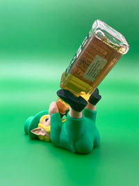 St. Patrick's Day Leprechaun Mini Alcohol Bottle Holder - Festive Home Bar Decor