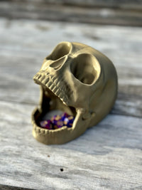 Macabre Screaming Skull Dice Tower for Tabletop RPG Gamers