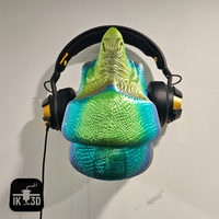 Realistic Brachiosaurus Headphone Holder Wall Mount - 3D Printed PLA Decor