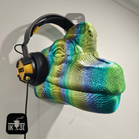 Realistic Brachiosaurus Headphone Holder Wall Mount - 3D Printed PLA Decor