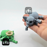 Flexi Baby Elephant Articulated Figure Toy with Hats