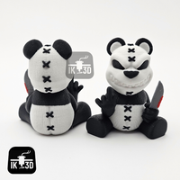 Naughty Panda Flipping the Bird Figurine | Funny PLA Middle Finger Desk Decor