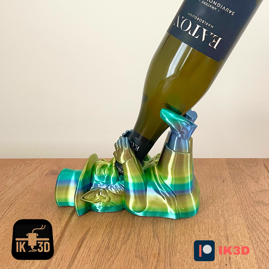 3D Printed Leprechaun Wine & Spirits Bottle Holder | St Patrick's Day Decor