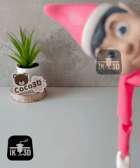 Flexi Elf on a Ledge: Articulated Happy & Angry Posable Elf Decor