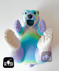 Adorable Polar Bear Sipping Wine Bottle Holder - Fun Animal Home & Bar Decor