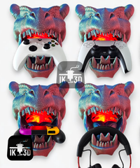 Dragon Head Wall Mounted Holder for Controllers and Headsets